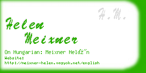 helen meixner business card